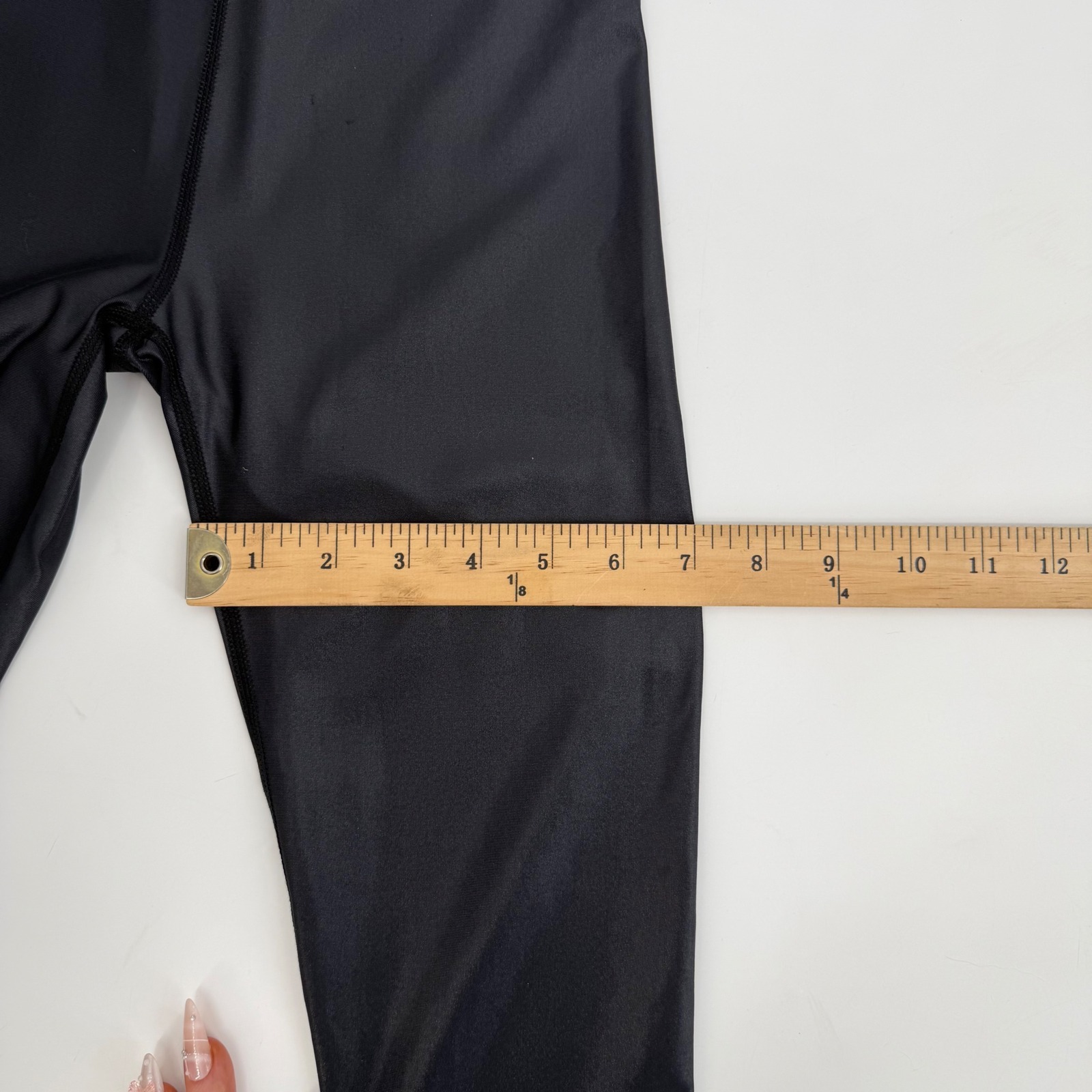 Rudsak Tali Leggings Women S Black Liquid Shine High Rise Athleisure Activewear — image 5 of 8